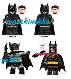 4 Minifigure supereroi BATMAN Keaton West tip Lego