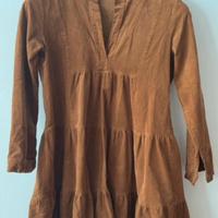 Vestito in velluto a costine taglia S