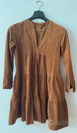 Vestito in velluto a costine taglia S
