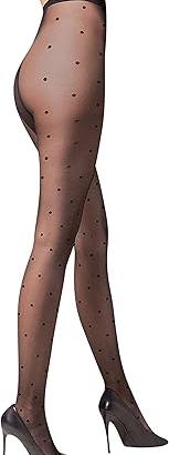 Gabriella Collant da donna a pois puntina 20 den