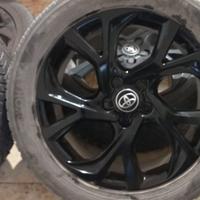Cerchi in lega toyota da 18 neri opachi