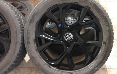 Cerchi in lega toyota da 18 neri opachi