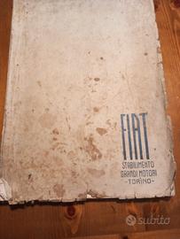 FIAT Grandi Motori Torino 1954 Manuale Tecnico
