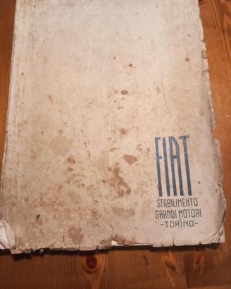 FIAT Grandi Motori Torino 1954 Manuale Tecnico