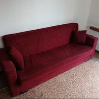 Divano letto 3 posti con contenitore