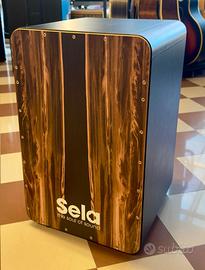 Sela CaSela Cajon, Black Dark Nut - cajon