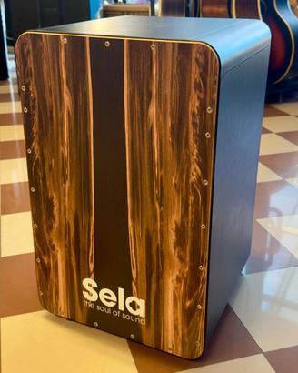 Sela CaSela Cajon, Black Dark Nut - cajon