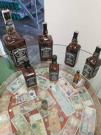 collezione bottiglie jack daniel's