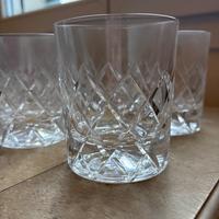 Set bicchieri tumbler in cristallo