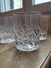 Set bicchieri tumbler in cristallo