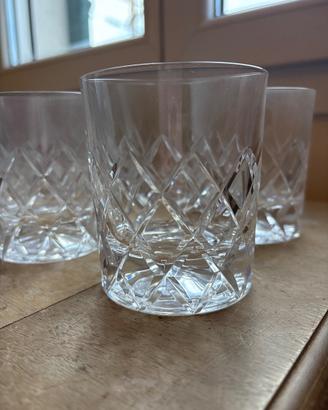 Set bicchieri tumbler in cristallo