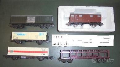 Lima vintage h0 5 carri merce