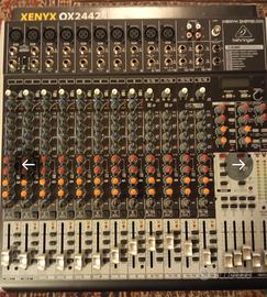 behringer QX2442 USB mixer completo e poco usato