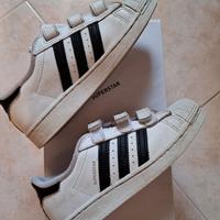 NATALE!!! BAMBINO Adidas SUPERSTAR bianche n. 32