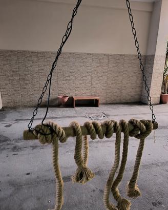  lampadario corda robusta stile rustico