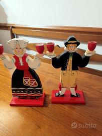 porta candele in legno svedesi 