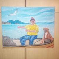 Quadro olio su tela.