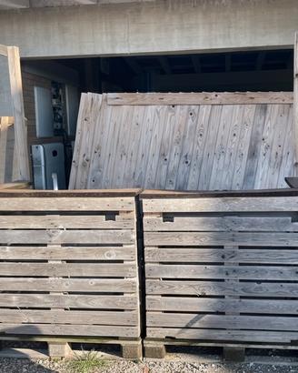 Chiringuito Bar in Pallet con Lavandino