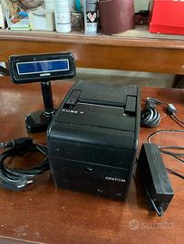 Stampante fiscale Custome Kube F con schermo