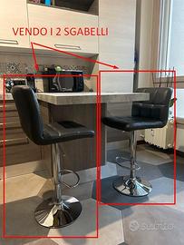 Sgabelli bancone penisola telescopici 65 - 75 cm