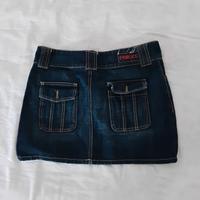 minigonna in jeans  vintage fiorucci