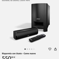 impianto bose cinemate 15 ritiro sul posto