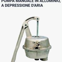 POMPA MANUALE IN ALLUMINIO, A DEPRESSIONE D'ARIA

