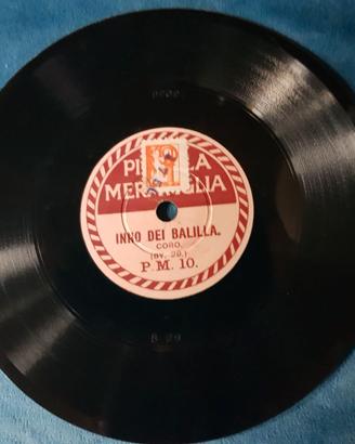 78 giri-Piccola Meraviglia- Inno dei Balilla- 1923