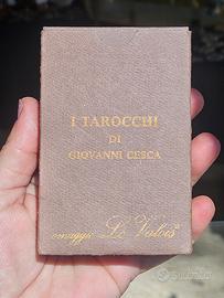 raro mazzo di carte di Giovanni Cesca vintage nuo
