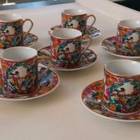 set tazze caffè cinese vintage 