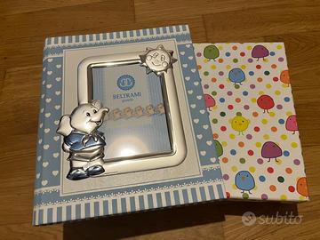 Album fotografico con cornice in argento