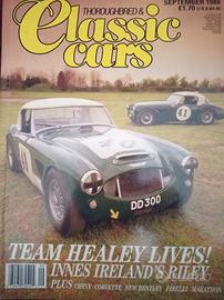 Rivista inglese CLASSIC CARS settembre 1988