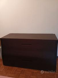 Comò wengè per camera da letto