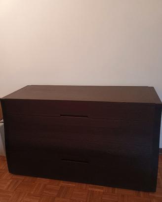 Comò wengè per camera da letto
