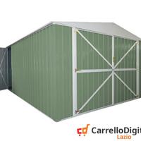 Box auto in Acciaio lamiera 360x514 verde scuro