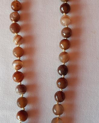 Collana in agata 