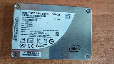 SSD 600GB 2.5" Intel 320 Series SATA 3Gb/s