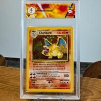 Charizard Graad 5 - Set base Pomemon 4/102 ita