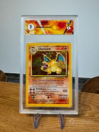 Charizard Graad 5 - Set base Pomemon 4/102 ita