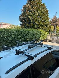 Barre e porta bici per tetto auto