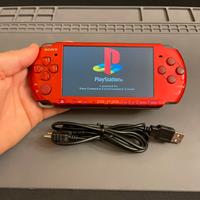 Sony Psp Red Edition con Emulatori NES SNES Ps1