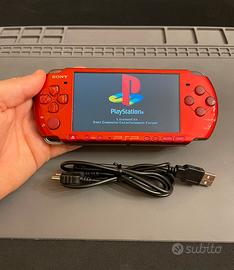 Sony Psp Red Edition con Emulatori NES SNES Ps1