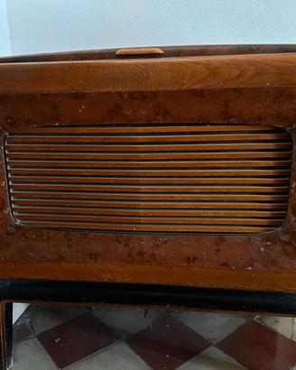 Mobile radio giradischi Minerva anni '40