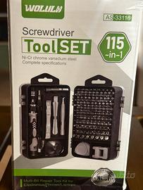 Set Cacciavite di Precisione 115 in 1 WOLULH