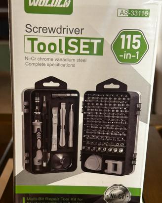 Set Cacciavite di Precisione 115 in 1 WOLULH