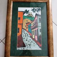 QUADRO CON CASE COLORATE