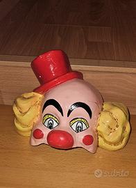 maschera decorativa in gesso e carta 