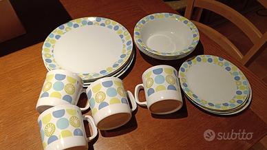 Piatti campeggio - set