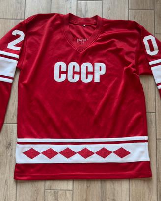 Maglia hockey replica CCCP Vladislav Tretjak