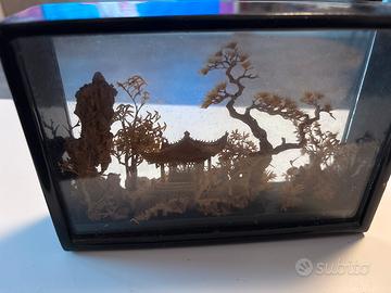 Diorama cinese vintage